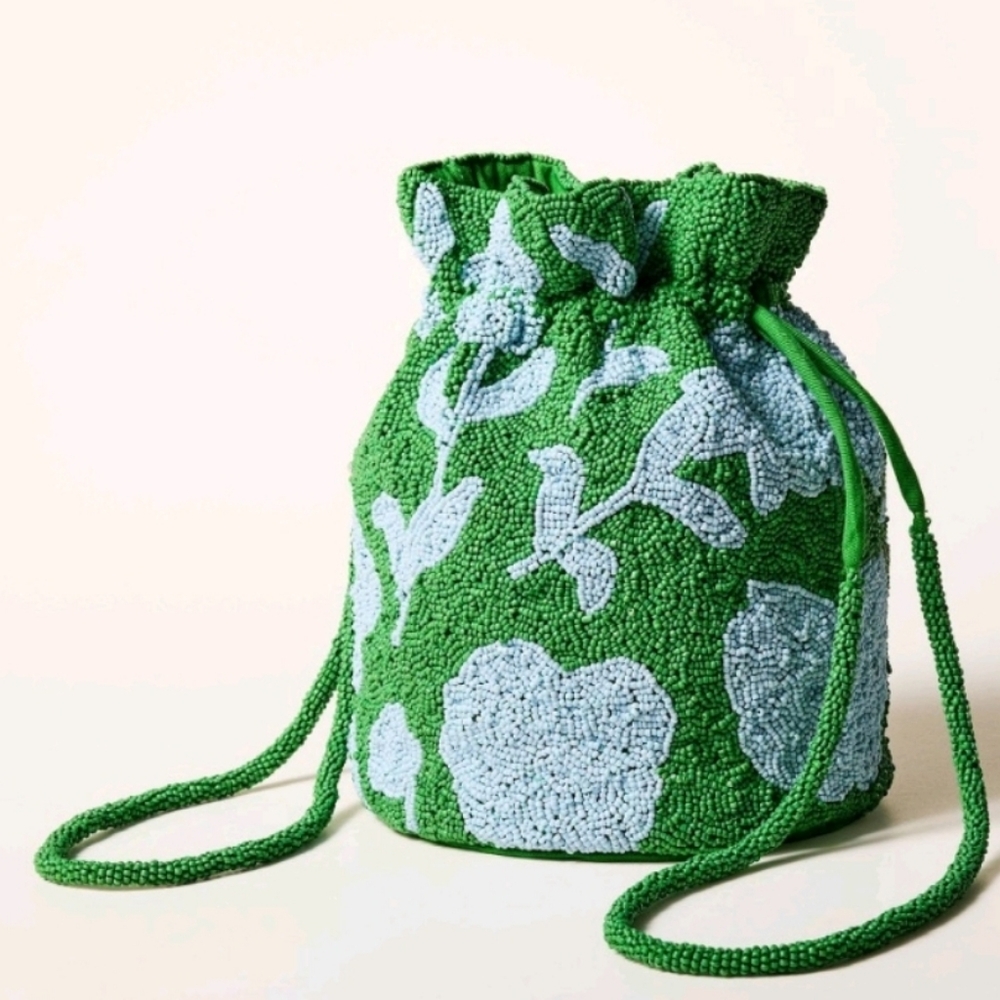 Beaded Rose Drawstring Bucket Bag Kate Spade New York x Target